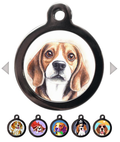Beagle pet tag - beagle,