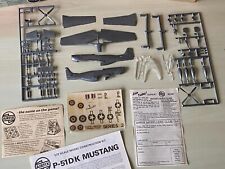 1974 Vintage Model kit - Airfix P 51d Mustang - Intact with all parts.