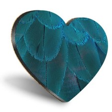 Heart MDF Coasters - Blue