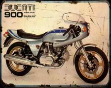 Ducati Darmah Ssd 80 A4 Photo Print Motorbike Vintage Aged