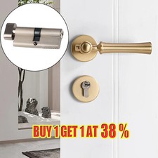 35/35 Thumb Turn Euro Cylinder Lock 70mm, Euro Door Barrel Lock with 3 Keys New