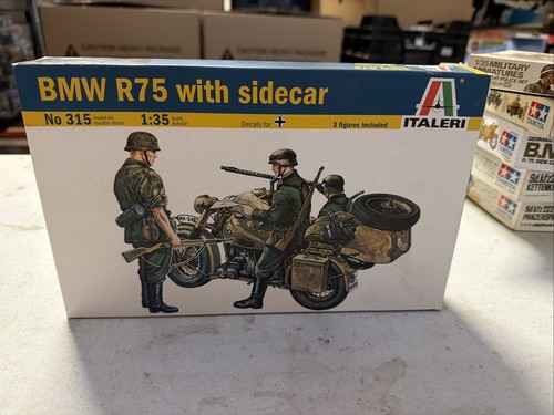 Italeri bmw r75 with sidecar - bmw,