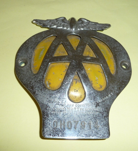 Vintage car badge 0h07914 - vintage,