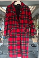 Zara Checked Plaid Coat Jacket
