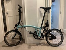 Brompton folding bike 2 speed Turkish Green Black Edition, in great condition