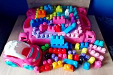 Mega bloks Large Bundle, Build 'n Learn Table And Car.