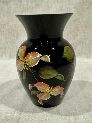 Fenton vase ebony - fenton,