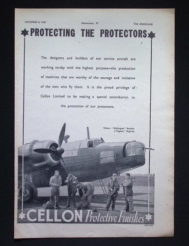 Original 1940 advert - , cellon