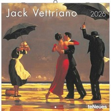 Jack Vettriano Calendar 2026 - Art - Month To View