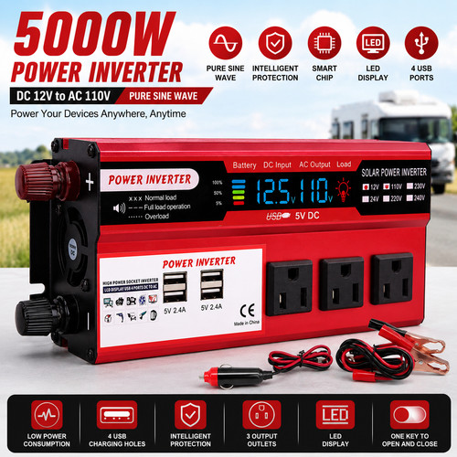 Car power inverter 5000w - car,