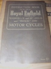 ROYAL ENFIELD ENSIGN 1, 11 &