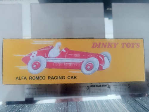 Dinky no23f alfa romeo racing - dinky,
