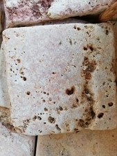 Travertine wall & floor tiles 10cm x 10cm - 160+  (aprox 1.6 metre squared).