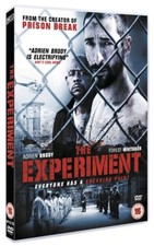 The Experiment DVD (2010) Adrien Brody, Scheuring (DIR) cert 15 Amazing Value