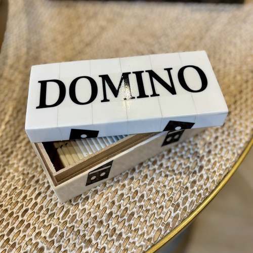 Domino wooden complete - domino,