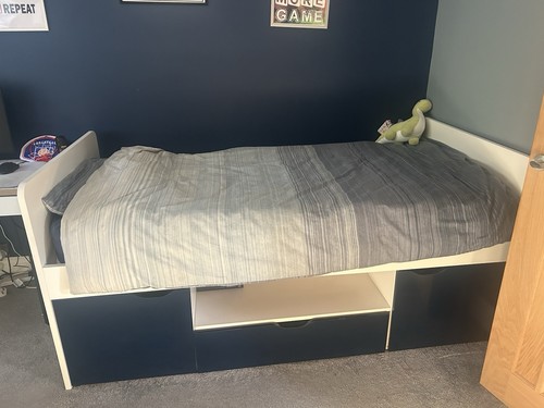 Cabin bed from aspace with - bed,