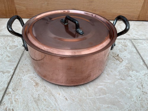 Vintage french copper pot - french, with