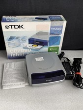 TDK LPCW-50 CD/DVD Label Printer with Power Cable