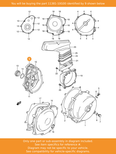 Suzuki cover starter - suzuki, clutch
