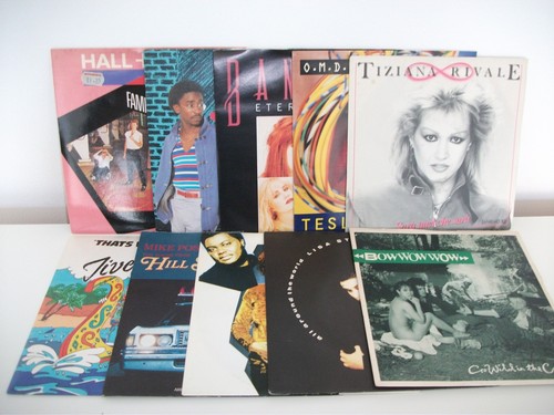 Records vinyl singles 45s - vinyl,