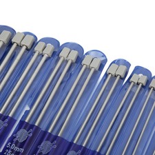 22Pcs Knitting Needles 25cm Stainless Steel Metal Knitting Needles Kits