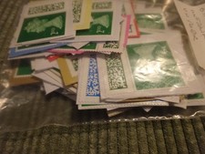 100 2nd Class Stamps (used but unfranked), on paper