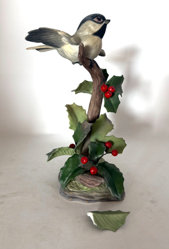 Boehm porcelain bird black - bird,