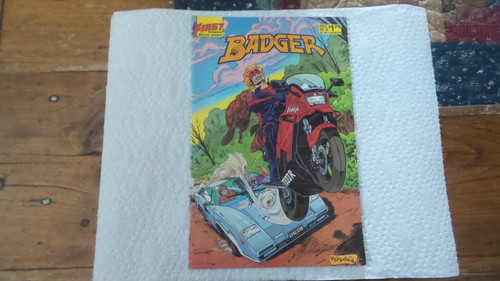 Vintage first comics badger - first,