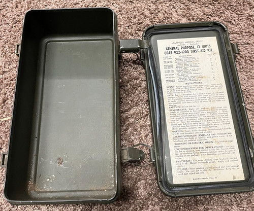 Vintage military first aid - vintage, us