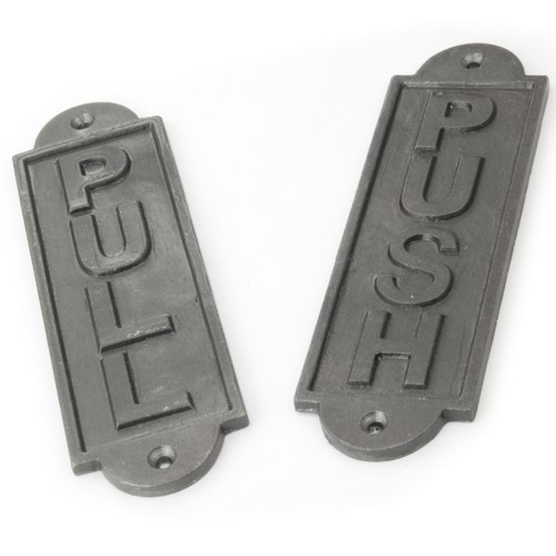 Pull push old vintage - push,