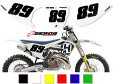 Custom MX Number Plates / Backgrounds: Husqvarna TC FC TE FE   50cc - 501cc COMP