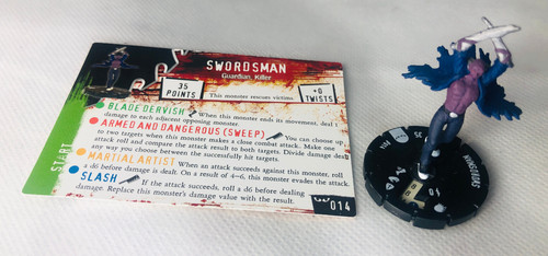 Horrorclix swordsman 014 - horrorclix,