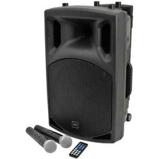 QTX QX12PA 12" Portable PA Speaker with Bluetooth + Wireless Mic