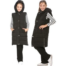 Kids Girls Oversized Black