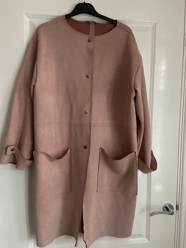Zara faux suede - zara, coat