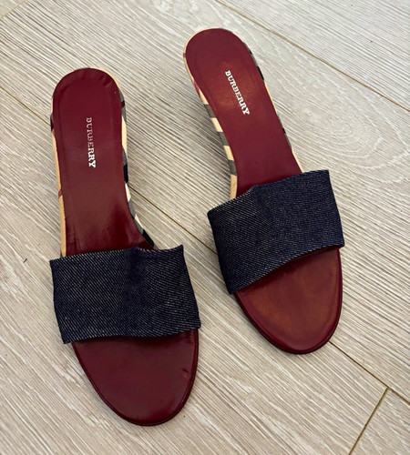 Burberry womens navy fabric - burberry,