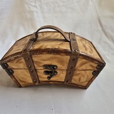 Decorative Arched Wooden Chest