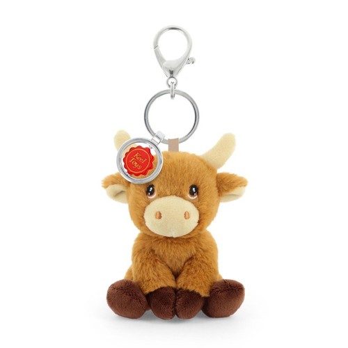 Keeleco bag charm - charm, cow