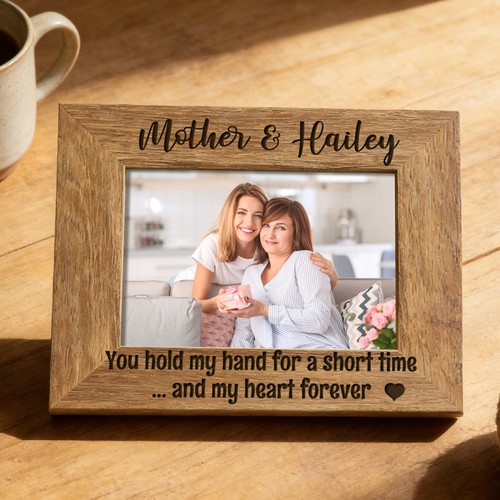 Personalised wooden photo - wooden,