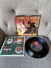 THE CLASH - Rock The Casbah 1982 UK ORIG 7” + RARE *STICKERS*