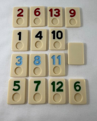 Rummikub rummy game tiles - rummikub,