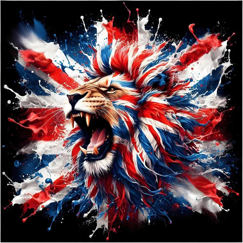 Lion diamond art kits adults - diamond,