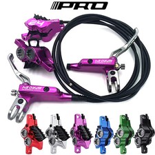 IIIPRO MTB Bike 4-Pistons Hydraulic Disc Brake Set Caliper Front/Rear 800/1550mm