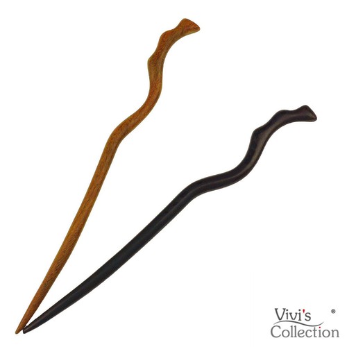 Hair stick pin wood - pin, oak