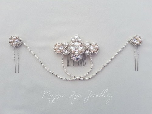 Art deco headpiece vintage - deco, headpiece,