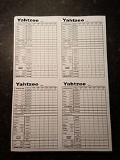 2400 GAMES: 400 x YAHTZEE