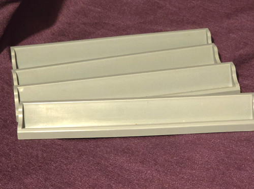 Scrabble grey plastic tile - grey,