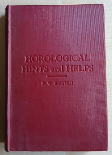 Horological hints and - horological, helps