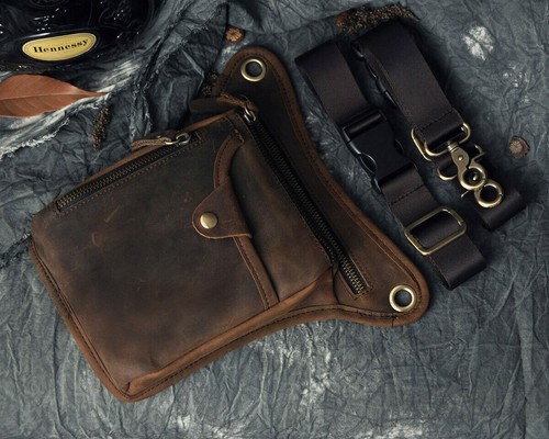 Genuine leather vintage waist - genuine,