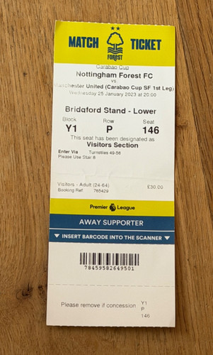 Ticket 2022 nottingham - ticket,